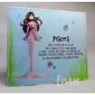 UPTOWN ZODIAC GIRL PISCES rubber stamps